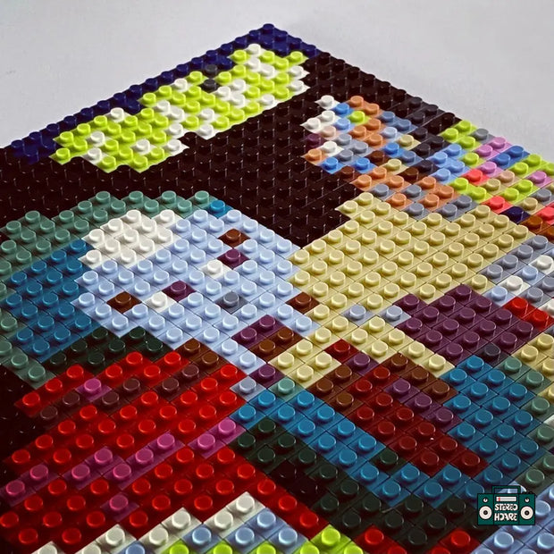 Hoe Cakes Buildable Brick Art