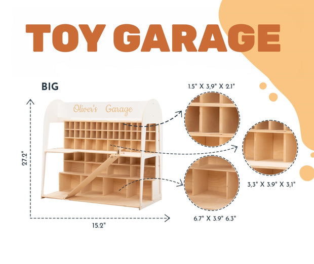 🌟🚙Toy Parking Garage with Elevator – Interactive Wooden Car Storage & Play Set 🚗✨