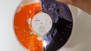 Mayhem Split Orange and Black Liquid Vinyl