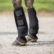 Quick-Wrap Ceramic Therapy Horse Leg Wraps | Black
