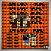 Saint Pablo Buildable Brick Art