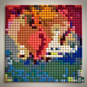 🎵 Music Brick Art Set – Build Your Own Album-Inspired Decor