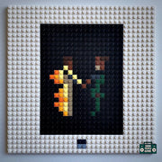 Superhero Buildable Brick Art