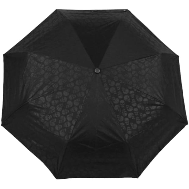 Skull Handle Travel Umbrella – Automatic Open & Close with Gift Box